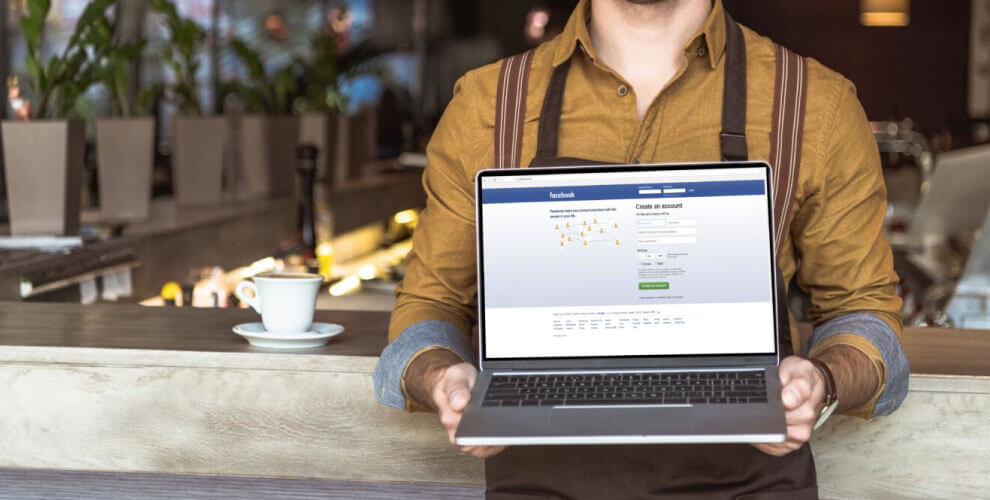 Facebook ads for restaurants industry service example image