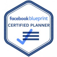 Facebook Blueprint certified planner badge image
